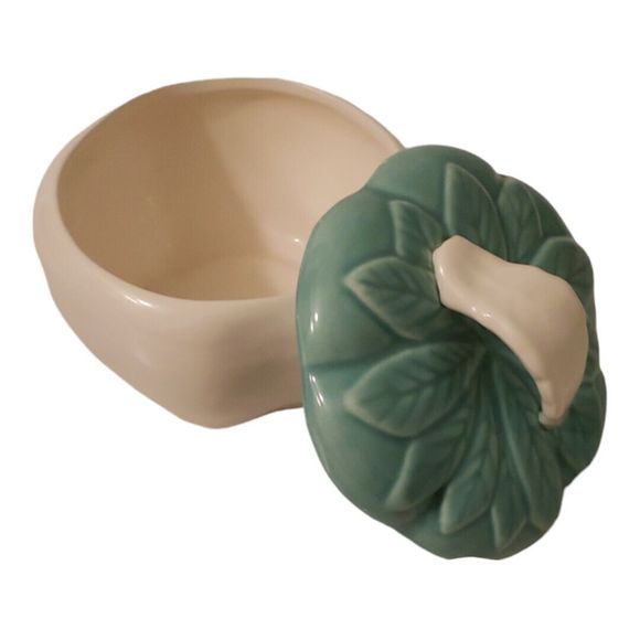 MCM Vintage Hoenig of California Turquoise Apple Chip & Dip Set - Picture 7 of 9